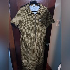 Lucy & Yak Brown and Black Checkered Ragan